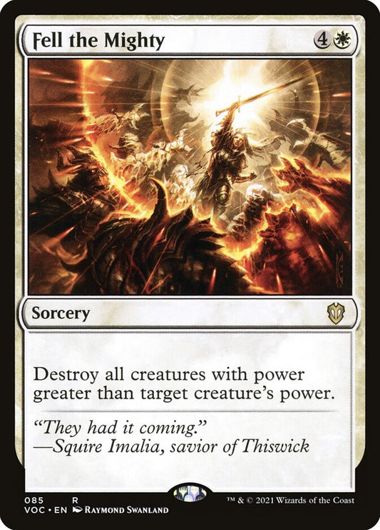 Fell the Mighty - VOC 85