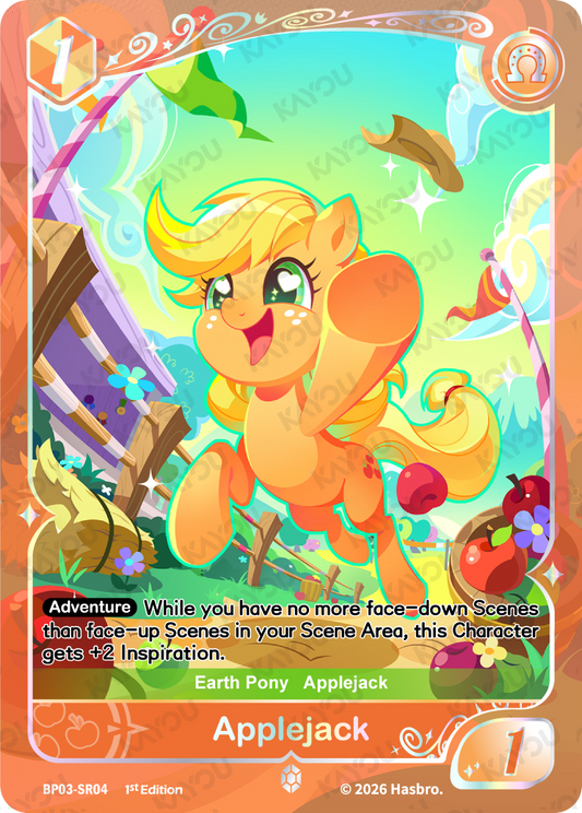 Applejack BP03-SR04 Nightmare Night trading card