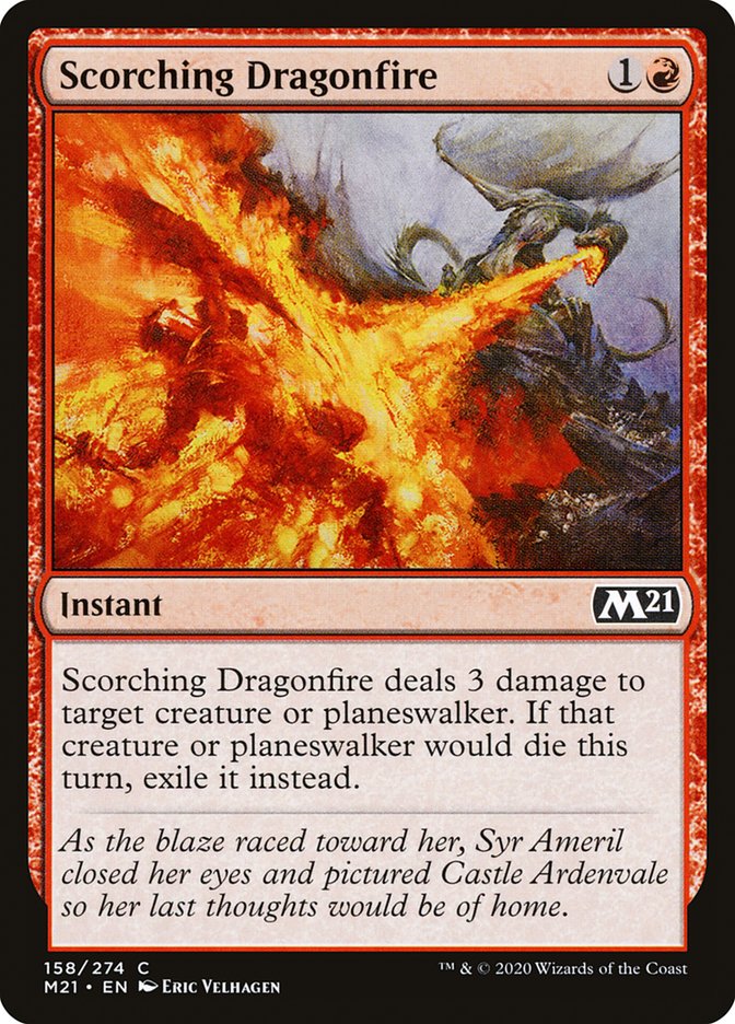 Scorching Dragonfire - M21 158  (Foil)