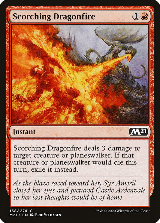 Scorching Dragonfire - M21 158  (Foil)
