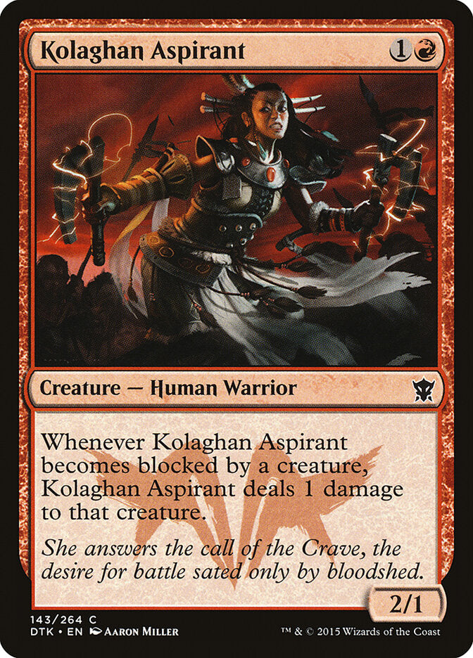 Kolaghan Aspirant - Dragons of Tarkir 143
