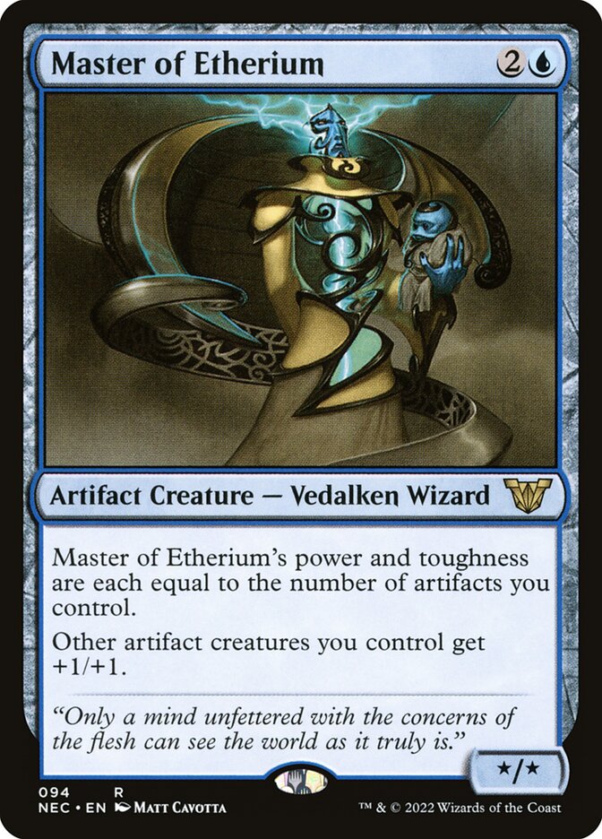 Master of Etherium - Neon Dynasty Commander 94