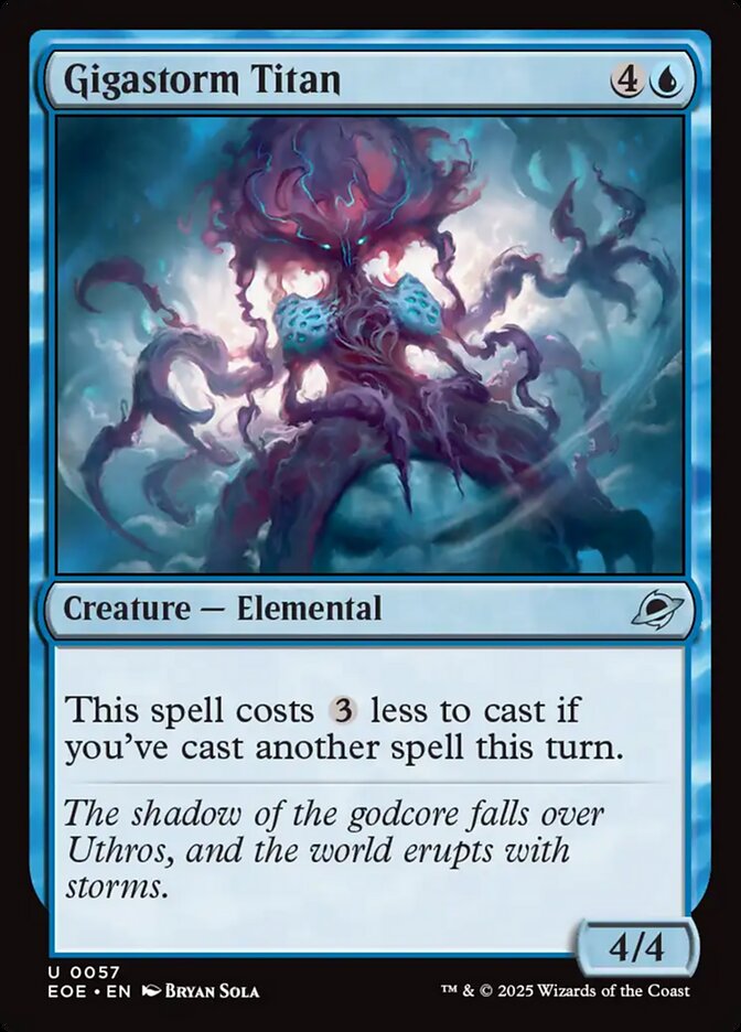 Gigastorm Titan - Edge of Eternities 57 (Foil)