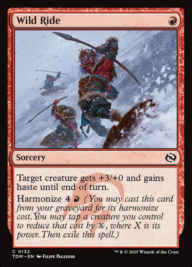 Wild Ride - Tarkir: Dragonstorm 132