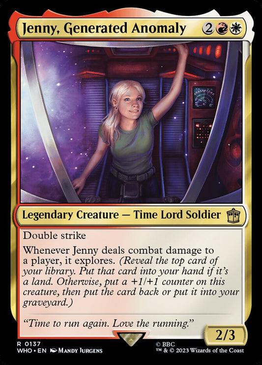 Jenny, Generated Anomaly - WHO 137