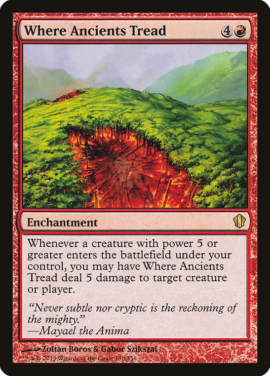 Where Ancients Tread - Commander 2013 130
