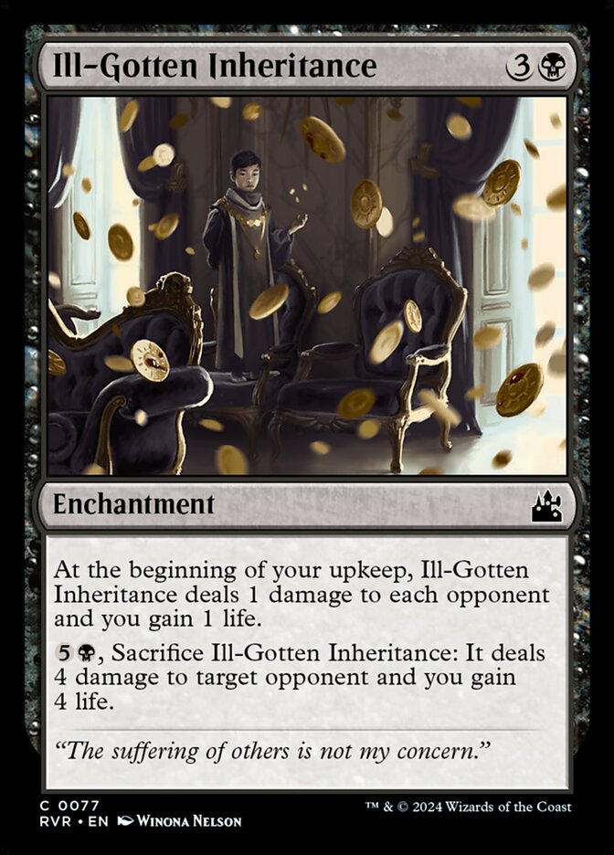 Ill-Gotten Inheritance - Ravnica Remastered 77 (Foil)