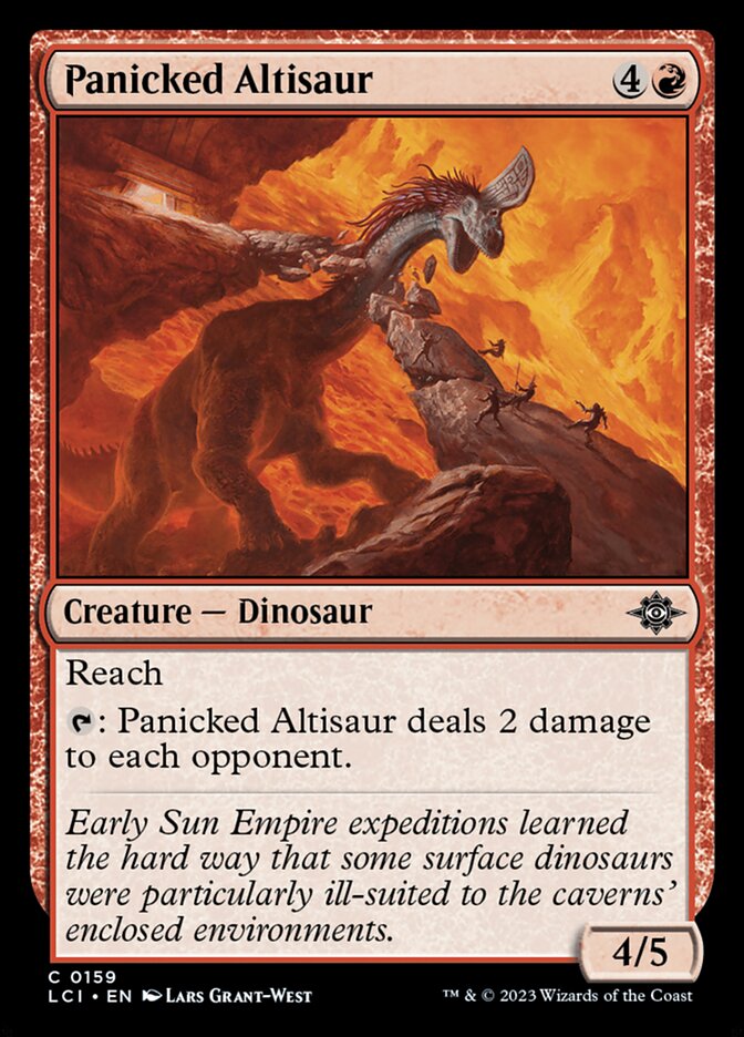 Panicked Altisaur - The Lost Caverns of Ixalan 159