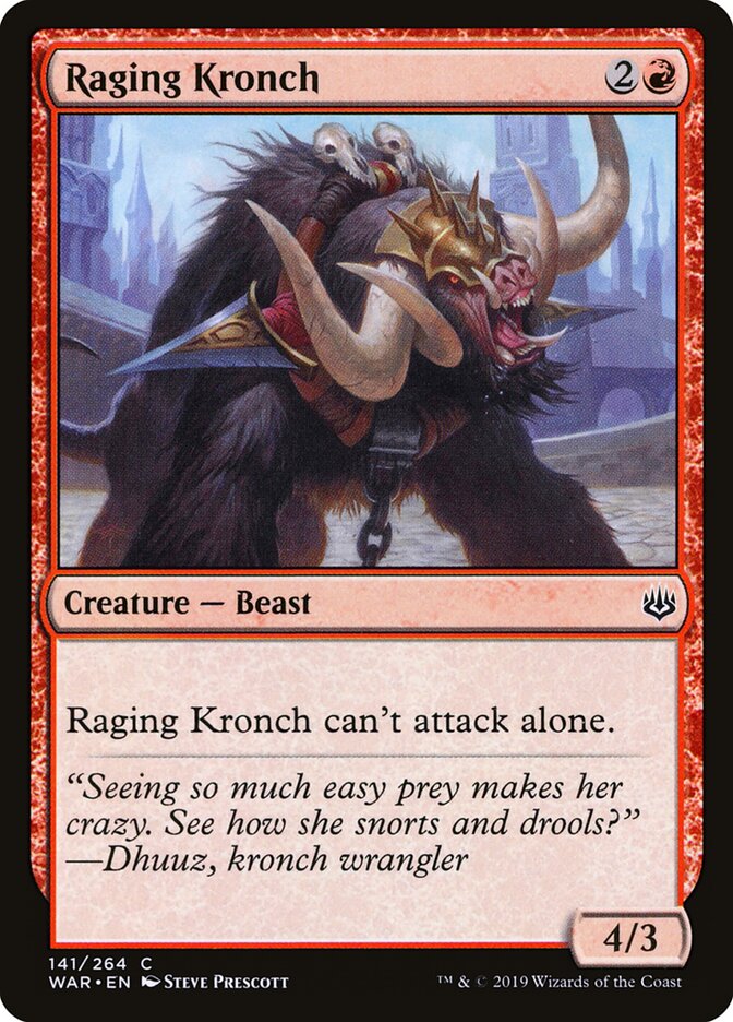 Raging Kronch - War of the Spark 141 (Foil)