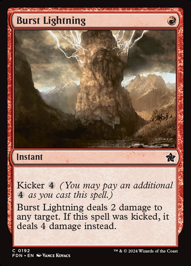 Burst Lightning - Foundations 192
