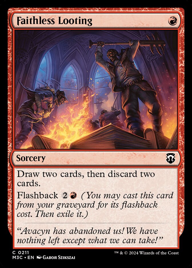 Faithless Looting - M3C 211