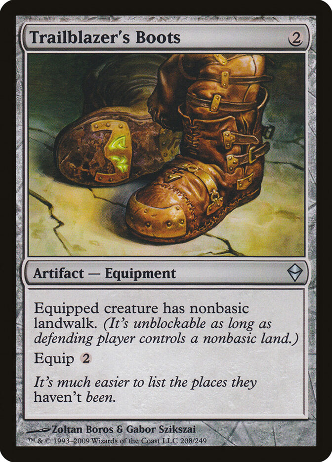 Trailblazer's Boots - Zendikar 208