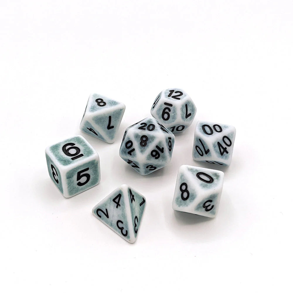 7pc RPG Set - Pine Ancient - Die Hard Dice