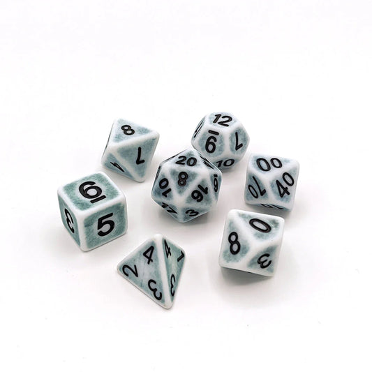 7pc RPG Set - Pine Ancient - Die Hard Dice
