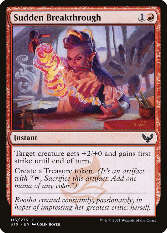 Sudden Breakthrough - STX 116  (Foil)