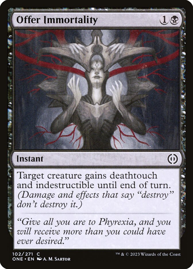Offer Immortality - Phyrexia: All Will Be One 102
