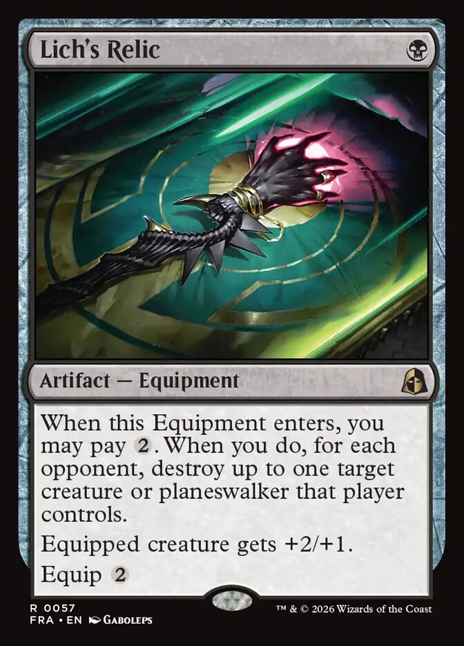 Lich's Relic - Reality Fracture 57 (Foil)