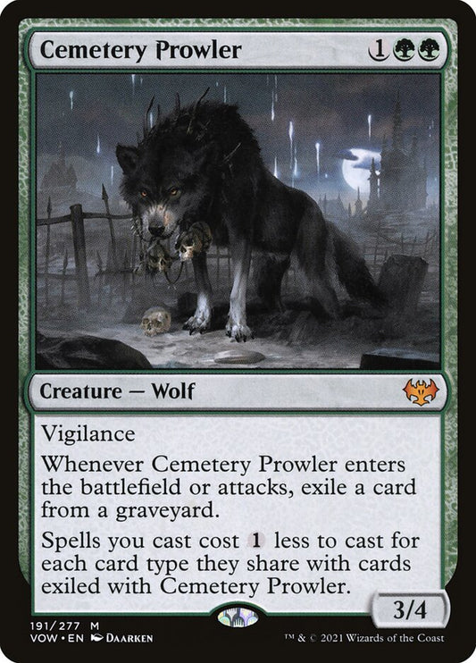 Cemetery Prowler - Innistrad: Crimson Vow 191 (Foil)