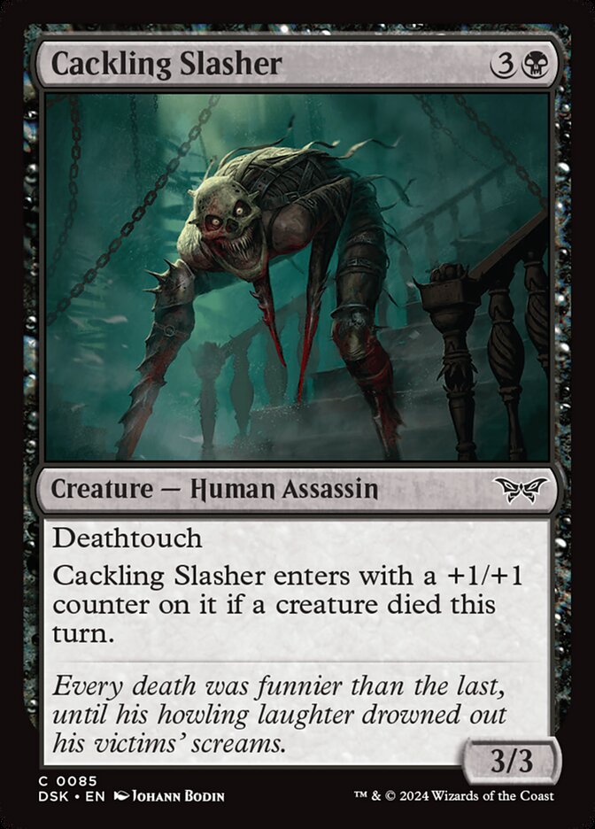 Cackling Slasher - Duskmourn: House of Horror 85 (Foil)