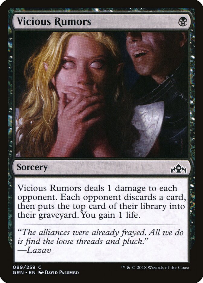 Vicious Rumors - Guilds of Ravnica 89