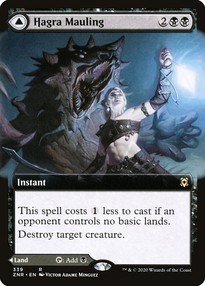 Hagra Mauling // Hagra Broodpit - Zendikar Rising 339