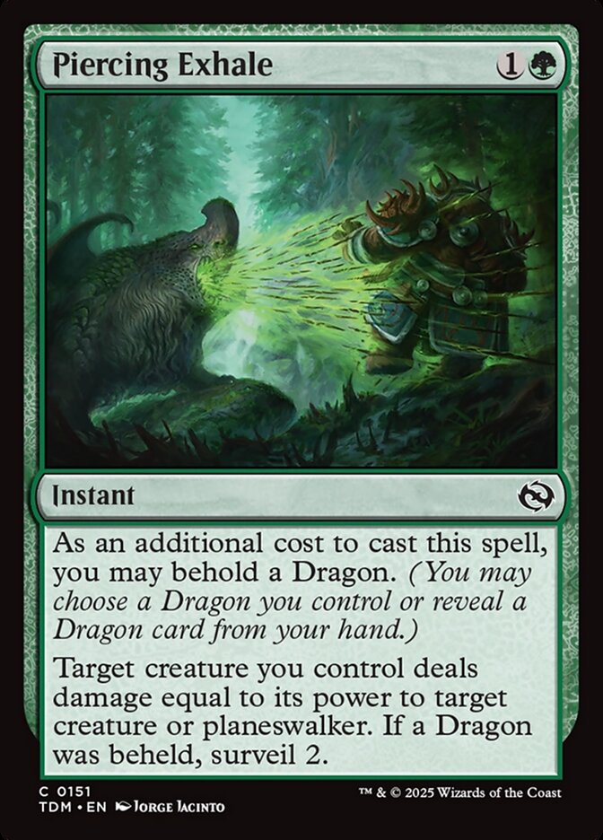 Piercing Exhale - Tarkir: Dragonstorm 151