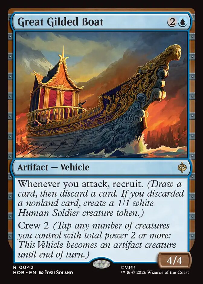Great Gilded Boat - The Hobbit 42 (Foil)