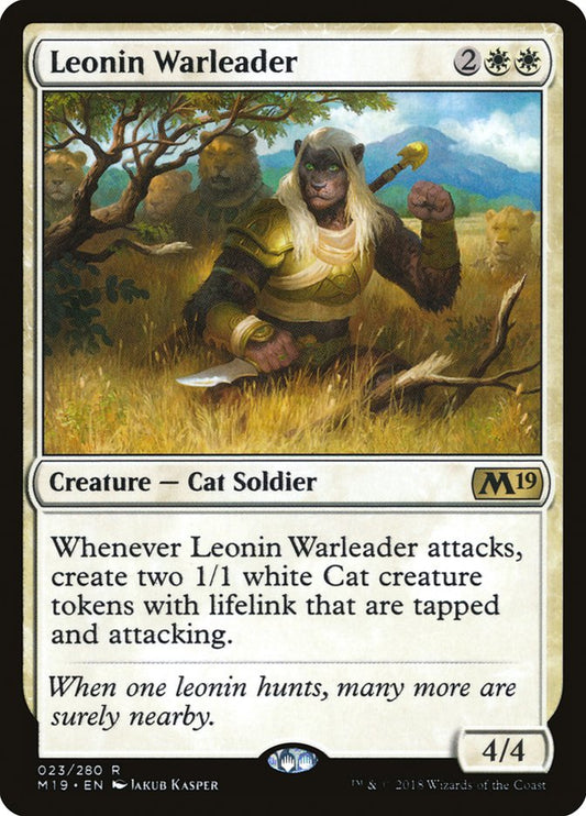 Leonin Warleader - M19 23