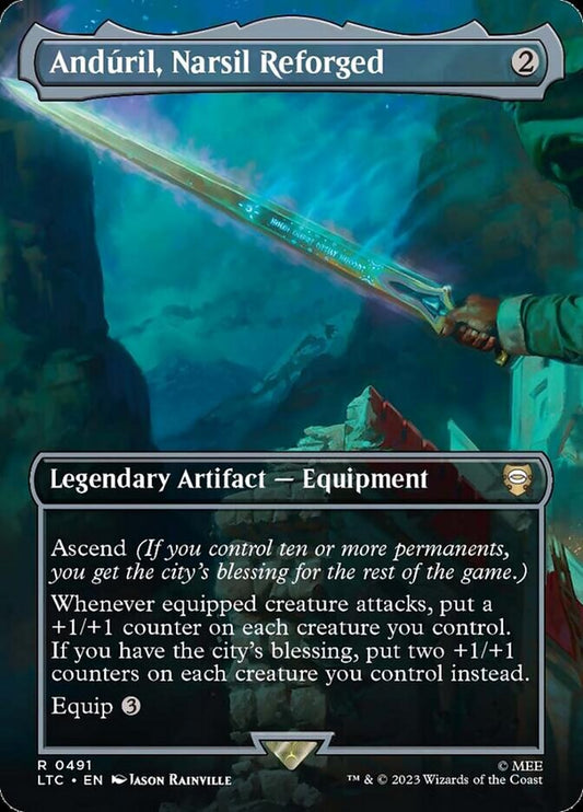 Andúril, Narsil Reforged - Tales of Middle-earth Commander 491 (Foil)