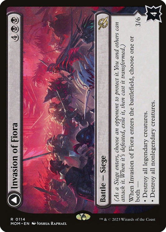 Invasion of Fiora // Marchesa, Resolute Monarch - MOM 114