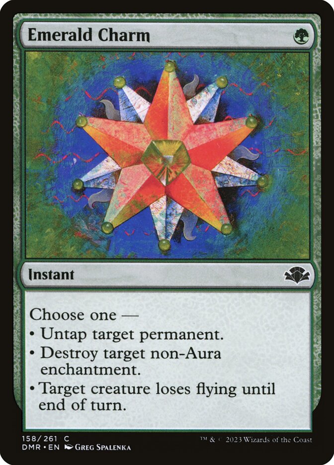 Emerald Charm - DMR 158  (Foil)