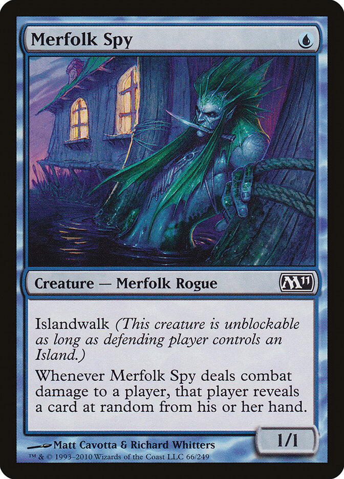 Merfolk Spy - Magic 2011 (M11) 66