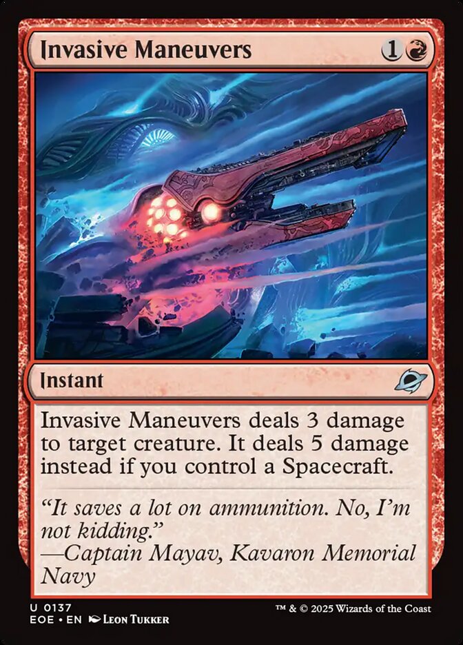 Invasive Maneuvers - Edge of Eternities 137