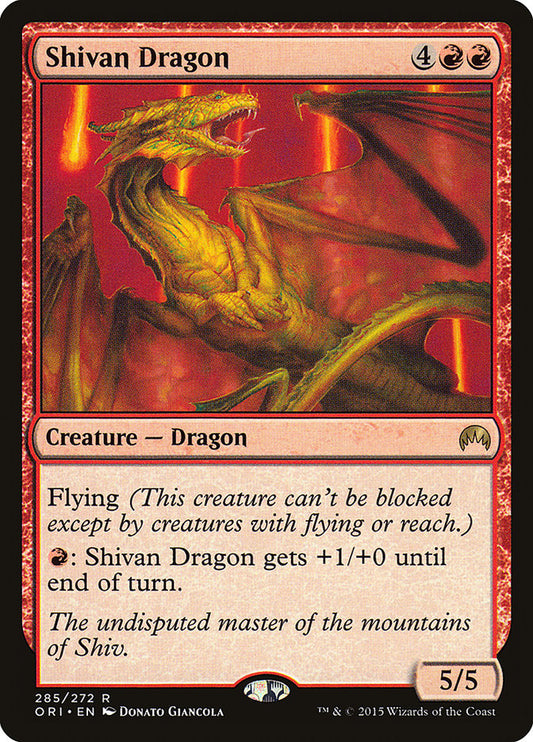 Shivan Dragon - Magic Origins 285
