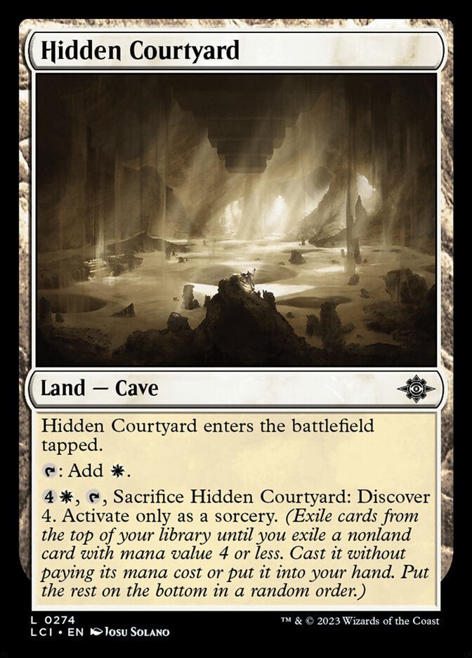 Hidden Courtyard - The Lost Caverns of Ixalan 274 (Foil)