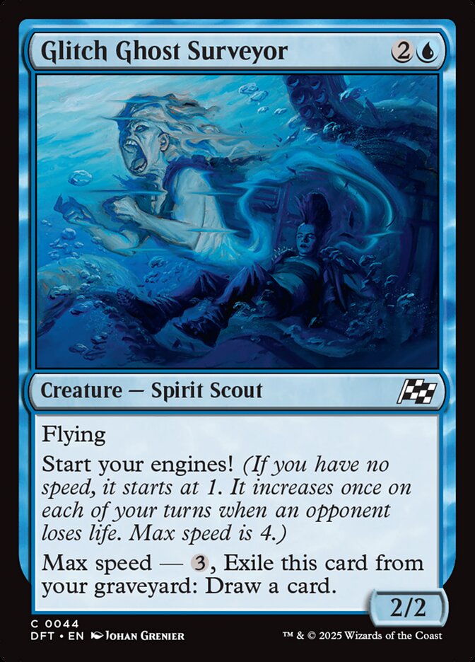 Glitch Ghost Surveyor - Aetherdrift 44 (Foil)
