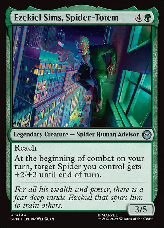 Ezekiel Sims, Spider-Totem - SPM 100  (Foil)