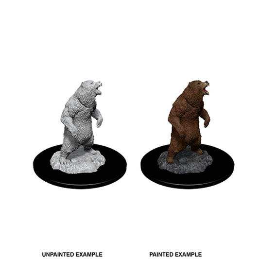 Wizkids Deep Cuts Miniatures: Unpainted Minis - Grizzly