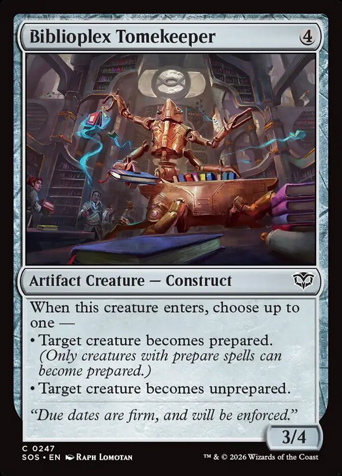 Biblioplex Tomekeeper - Secrets of Strixhaven 247