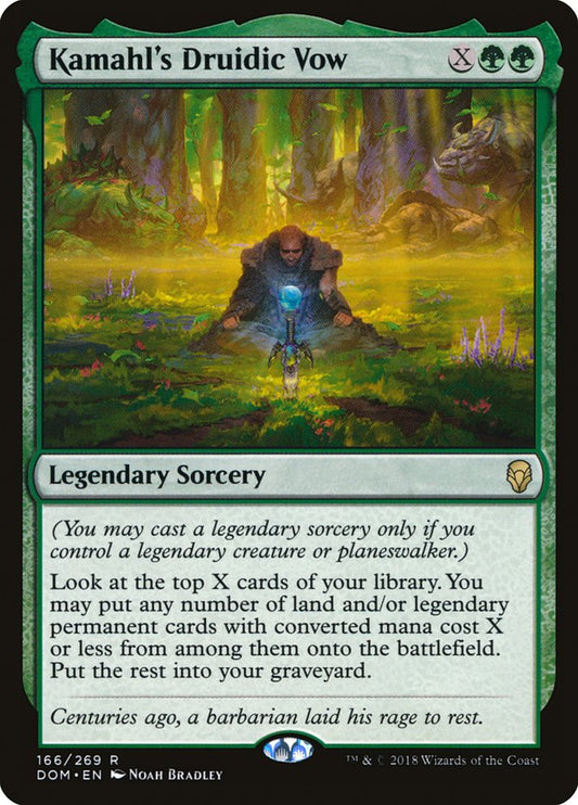 Kamahl's Druidic Vow - DOM 166