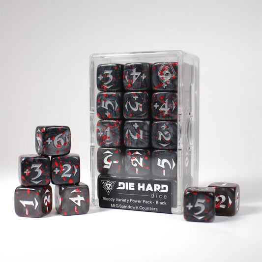 MtG Spindown Counters - Bloody Variety Pack - Black
