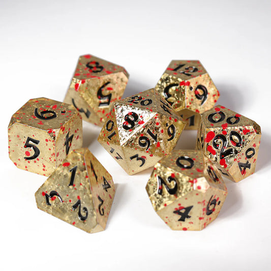 7pc RPG Set - Bloody Sunshard - Die Hard Dice