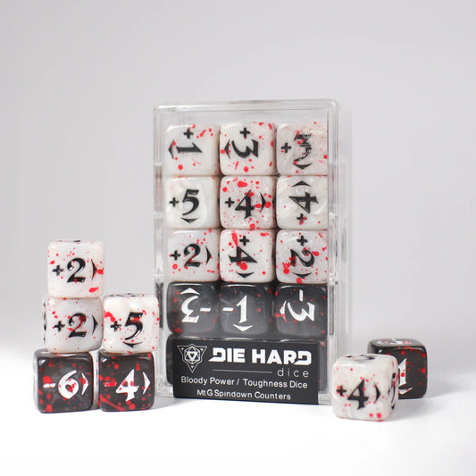 MtG Spindown Counters - Bloody Variety Pack - White