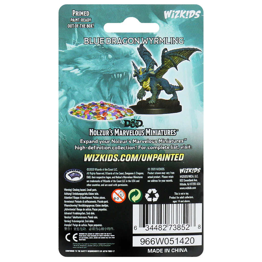 D&D Nolzur's Marvelous Miniatures - Blue Dragon Wyrmling #73852