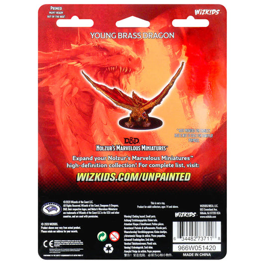 D&D Nolzur’s Marvelous Miniatures - Young Brass Dragon - #73711