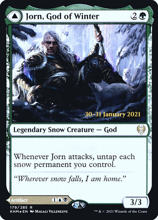 Jorn, God of Winter // Kaldring, the Rimestaff - PKHM 179s  (Foil)