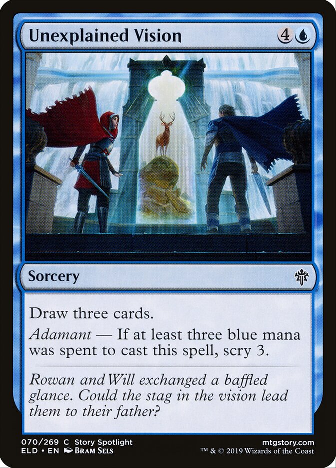 Unexplained Vision - Throne of Eldraine 70 (Foil)