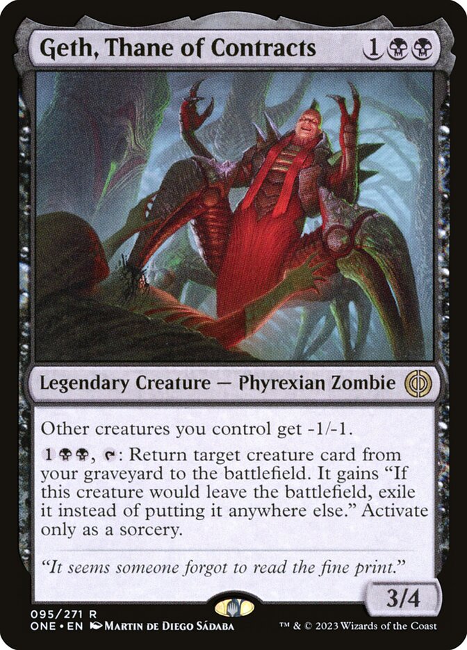 Geth, Thane of Contracts - ONE 95