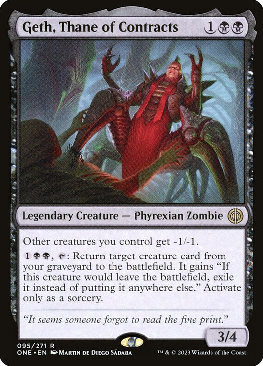 Geth, Thane of Contracts - ONE 95