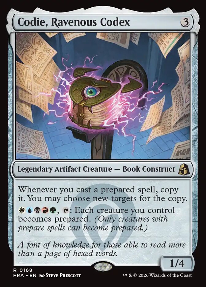 Codie, Ravenous Codex - Reality Fracture 168 (Foil)